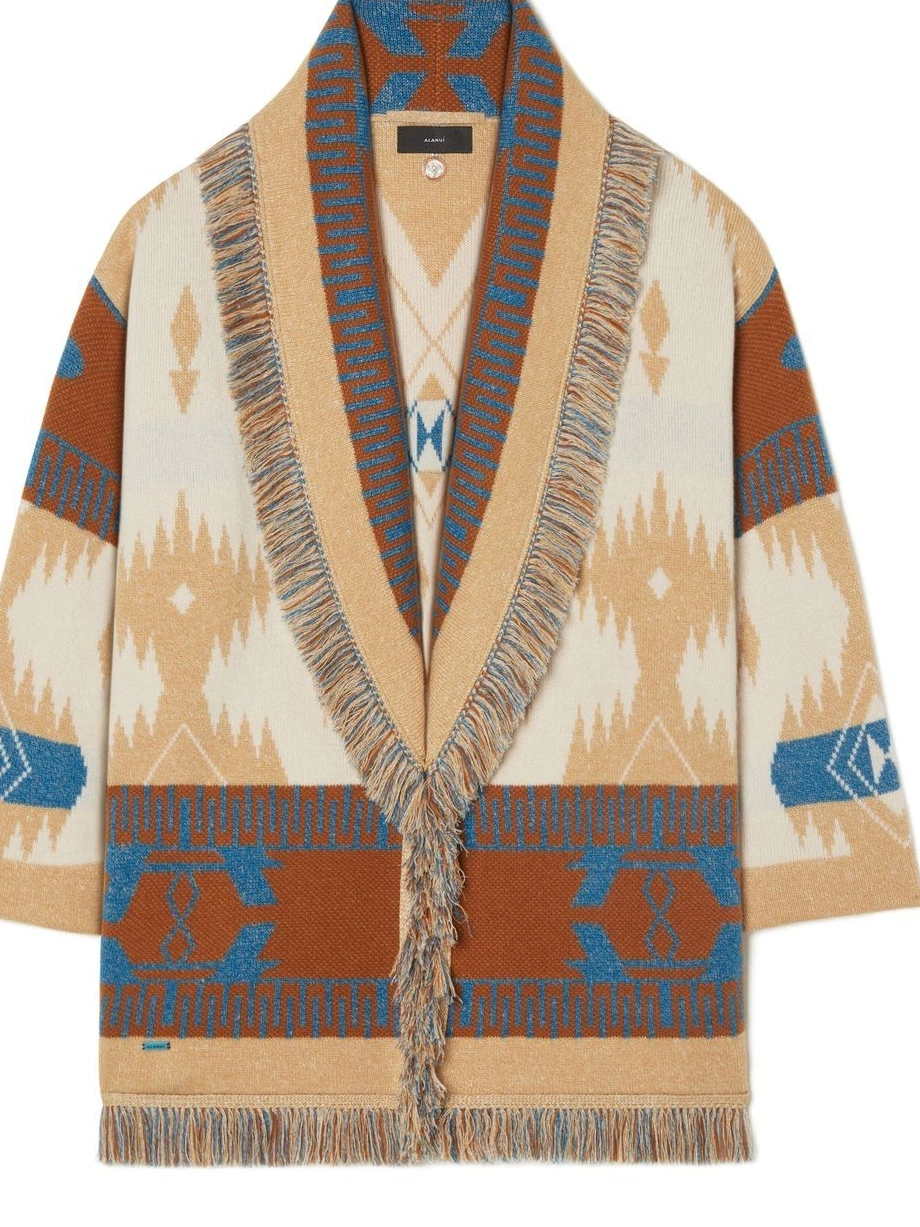 wool cardigan graphic-jacquard Alanui Women 0705